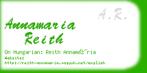 annamaria reith business card